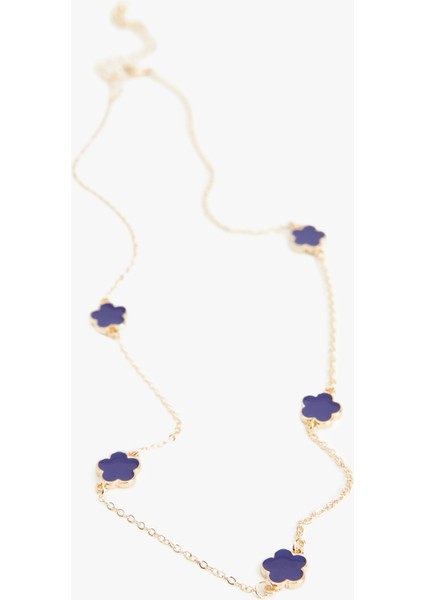 Çiçekli Zincir Kolye modelleri