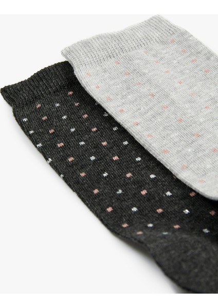 Desenli 2'li Soket Çorap Seti modelleri
