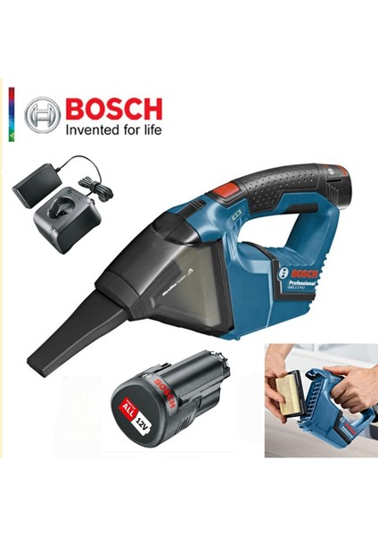 Gas 12 VOLT 2 AH (TEK) Bataryalı Şarjlı El-Araç Süpürgesi