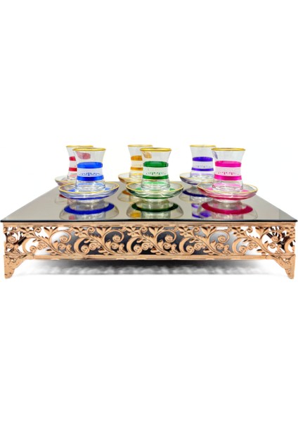 Petek Gravür 6'lı Çay Bardak Seti fiyatları