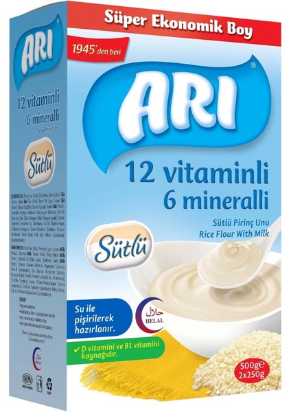 Arı Sütlü Pirinç Unu 500 G