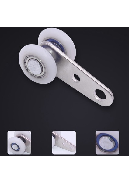 Dolap Sürgülü Kapılar Için 2 Plastik Tekerleğe Sahip 10 45X19 mm Metal Kasnağı Blokları Paketi (Yurt Dışından) indirimleri