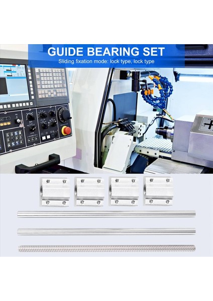 15PCS 200MM Optik Eksen Kılavuzu Yatak Muhafazaları Alüminyum Demiryolu Şaft Kurşun Vidalı Çubuk Slayt Burç Mil Birleştirme Cnc Parçaları (Yurt Dışından) indirimleri