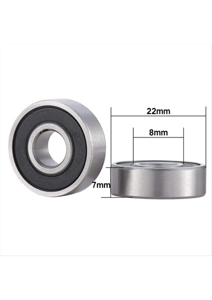 100 Paket 608 2rs Rulmanlar, 8X22X7MM Rs Başlı Rıverıng Gree Seal Montaj Montaj Sözleme Skowand Rullar (Yurt Dışından) fiyatları