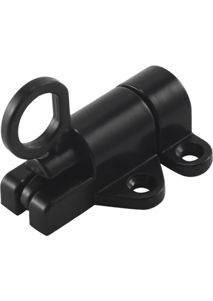 Alüminyum Alaşım Güvenliği Otomatik Pencere Kapısı Kilit Bahar Sıçrama Kapı Cıvatası Mandal, Siyah (Yurt Dışından)