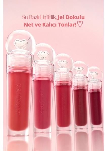 Su Bazlı, Ağırlık Hissi Oluşturmayan, Jel Dokulu Tint Perıpera Ink Jellable Tint 01 Be Apricot