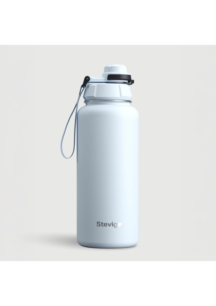 1 Hand Leak-Proof Sızdırmaz Çelik Termos 1000 Ml Ice Melt St-216