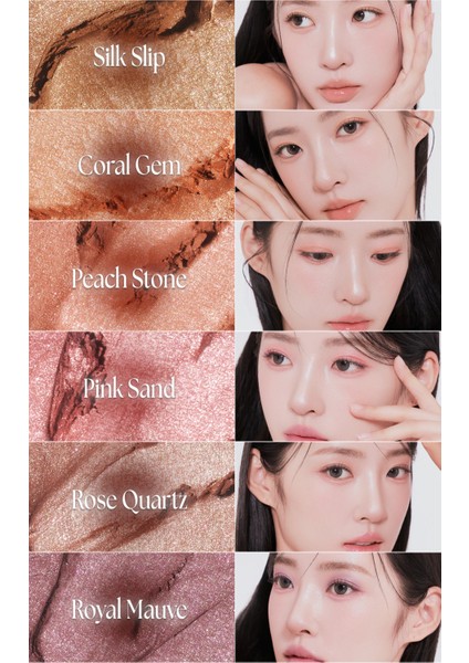 Yansımalı Krem Dokulu Çok Amaçlı Tekli Far Muzıgae Mansıon One&only Shadow Twist (Violet Opal)