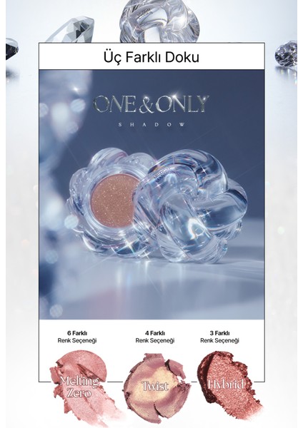 Ultra Yumuşak, Çok Amaçlı, Tekli Far Muzıgae Mansıon One&only Shadow Melting Zero (Rose Quartz)