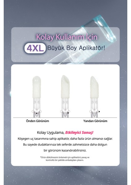 Mavi Simli Dudak Dolgunlaştırıcı Gloss Perıpera Ink Glasting Lip Gloss (P02 Milky Strong)