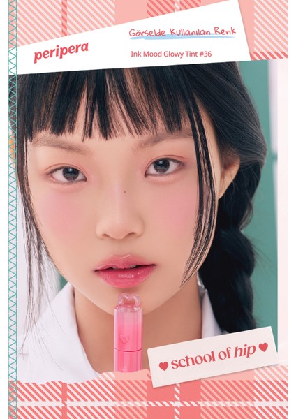 Kalıcı, Pigmentli, Parlak Bitişli Tint PERIPERA Ink Mood Glowy Tint (36 Pink Teacher)