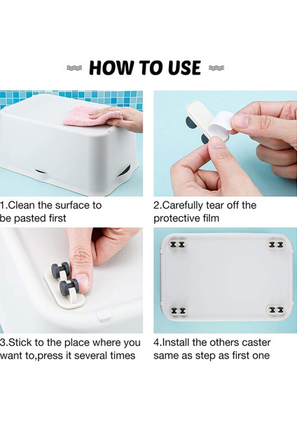 20 Adet Kendi Kendine Yapışkan Tekerlekler Çarkı Tekerlekler Üzerinde Tekerlek Arabası Kutular Çark Küçük Tekerlek Macun Plastik Tekerlek Yapışkan Çark (Yurt Dışından) fiyatları