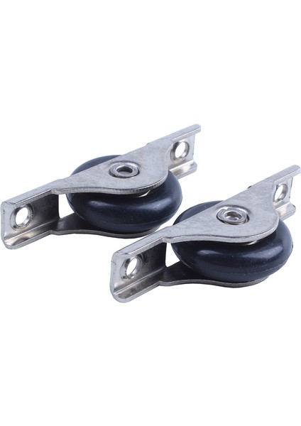 2 Pcs Naylon Tek Akslı Sürgülü Kapı Silindir Pencere Kanat Kasnağı Tekerleği (Yurt Dışından)