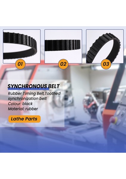 5pcs Senkron Kemer Gt2 Kauçuk Zamanlama Kemeri M1.5X70TX9.5MM CJ0618 Sieg C2 C3 Torna Parçaları (Yurt Dışından) fırsatları