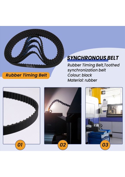 5pcs Senkron Kemer Gt2 Kauçuk Zamanlama Kemeri M1.5X70TX9.5MM CJ0618 Sieg C2 C3 Torna Parçaları (Yurt Dışından) indirimleri