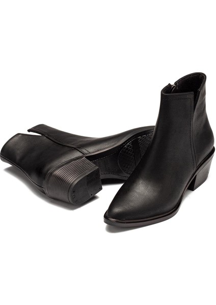 Kadın Streç Bot Bilekli Kısa Küt Kalıp Deri Kaliteli Bot Topuklu Kışlık Bot & Bootie fırsatları