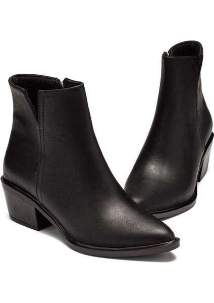 Kadın Streç Bot Bilekli Kısa Küt Kalıp Deri Kaliteli Bot Topuklu Kışlık Bot & Bootie indirimleri