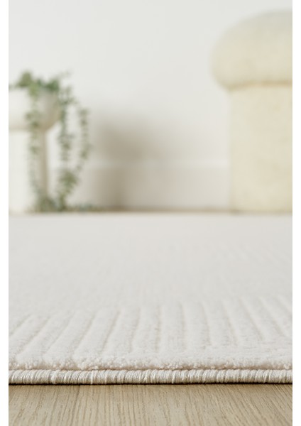 Diva Krem Halı Akrilik Halı Yumuşak Dokulu Salon Oturma Odası Yatak Odası Halısı 0271 fırsatları