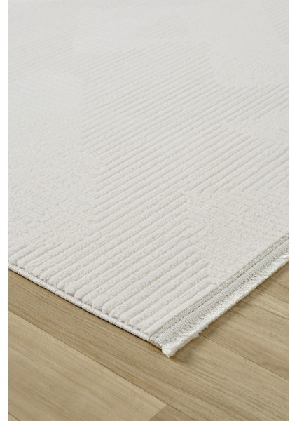 Diva Krem Halı Akrilik Halı Yumuşak Dokulu Salon Oturma Odası Yatak Odası Halısı 0271 indirimleri