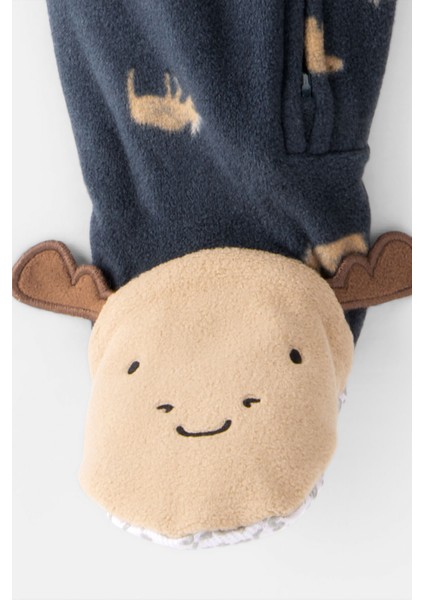 Erkek Çocuk Siyah Polar Tulum modelleri