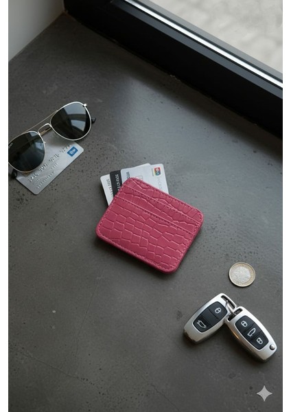Deri Görünümlü Parlak Kartlık Mini & Cüzdan fırsatları