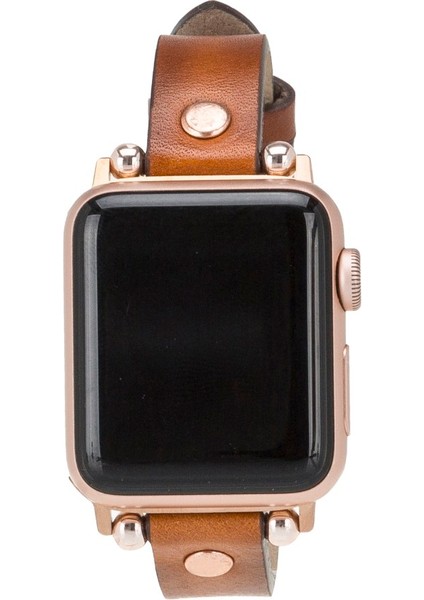 Apple Watch Uyumlu Deri Kordon 42-44-45MM Rg RST2EF modelleri