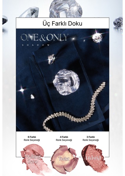 Yoğun Işıltılı Krem Dokulu Çok Amaçlı Tekli Far Muzıgae Mansıon One&only Shadow Hybrid (Carrat)