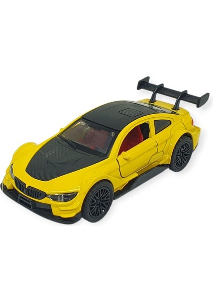 Vardem Çek Bırak Metal Arabalar 12 cm - 3671C - Sarı