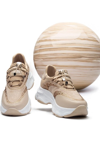 Kadın Günlük Faylon Taban Rahat Kalıp Yürüyüş ve Ortopedik Spor Ayakkabı