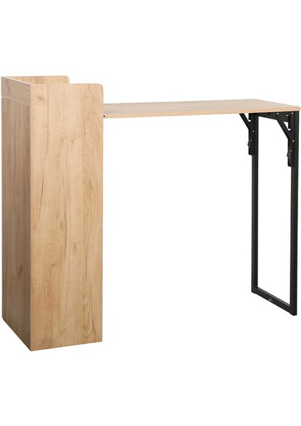 Slide Katlanır Çok Amaçlı Masa - Ceviz/siyah 122X44.5X108 cm indirimleri