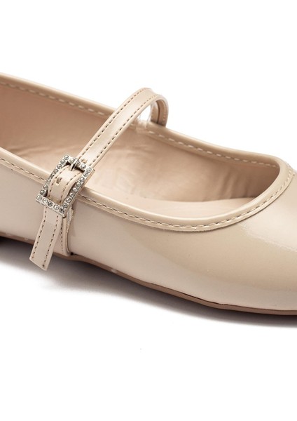 Kadın Babet Taşlı Tokalı Bantlı Kemerli Hafif Rahat Şık Iş Ofis Günlük Ayakkabı modelleri