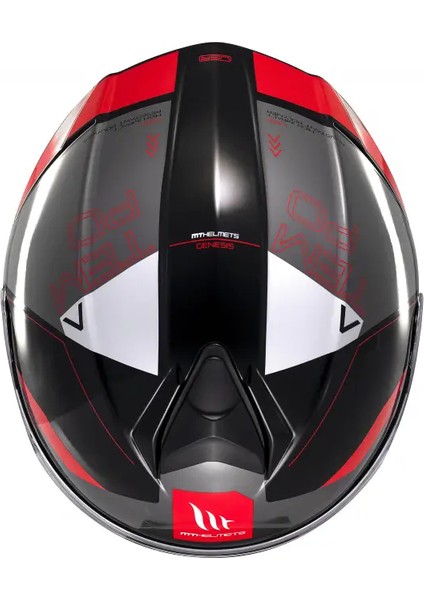 Kask mt Genesis Sv Atempo B15 Çene Açılır Parlak Kır/beyaz indirimleri