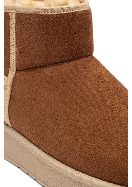 Kadın Taba Süet Bot Içi Kürklü Bilekte Kısa Topuklu Taban Kışlık Bot modelleri