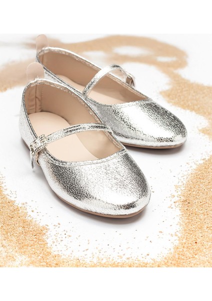 Kadın Babet Taşlı Tokalı Bantlı Kemerli Hafif Rahat Şık Iş Ofis Günlük Ayakkabı