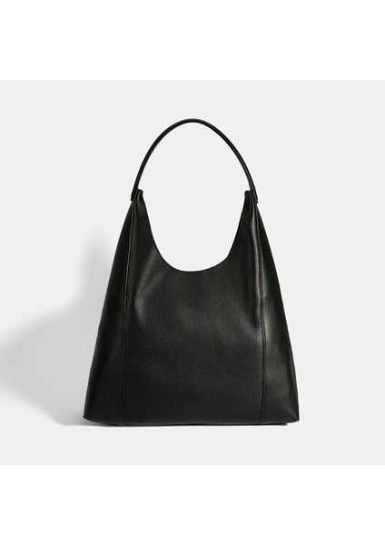 Kadın Siyah Deri Omuz Çantası modelleri