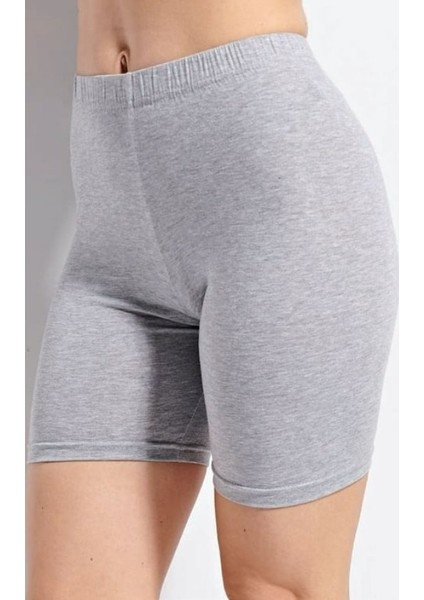 Pamuklu Kısa Kadın Tayt