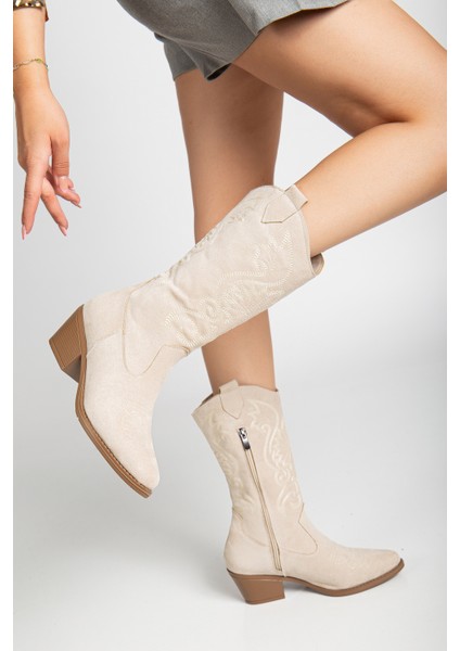 Kovboy Soğuk Geçirmez Kışlık Kadın Çizme fırsatları