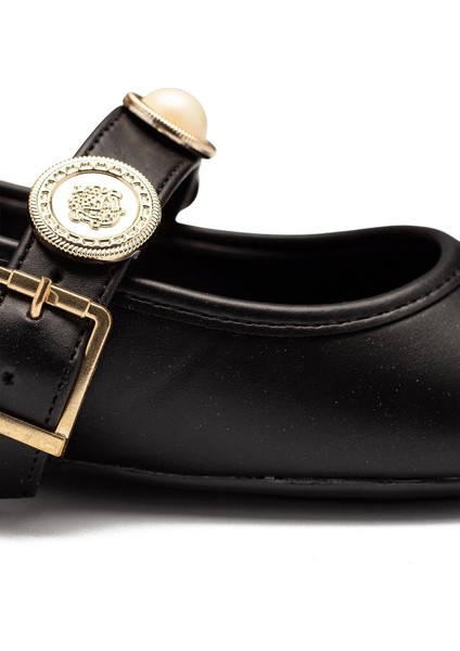 Kadın Babet Paralı Bantlı Kemerli Hafif Rahat Şık Iş Ofis Günlük Ayakkabı indirimleri