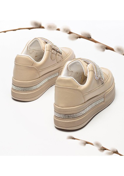 Kadın Günlük Faylon Taban Rahat Kalıp Yürüyüş ve Ortopedik Spor Ayakkabı