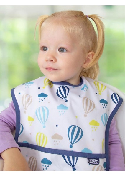 BabyJem Baskılı BLW Kolsuz Önlük 788 Balon Desen modelleri