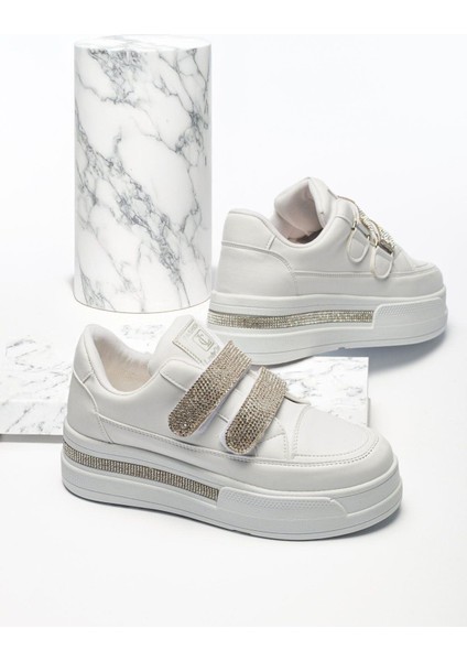 Kadın Günlük Faylon Taban Rahat Kalıp Yürüyüş ve Ortopedik Spor Ayakkabı