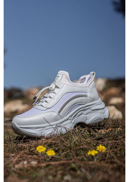 Kadın Günlük Faylon Taban Rahat Kalıp Yürüyüş ve Ortopedik Spor Ayakkabı