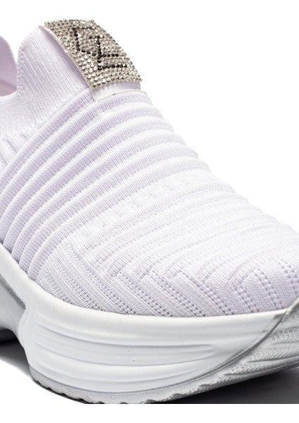 Kadın Gizli Topuk Taşlı Rahat Kalıp Triko Spor Ayakkabı modelleri