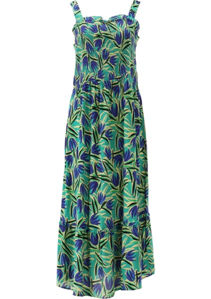 Etnik Desenli Kadın Elbise