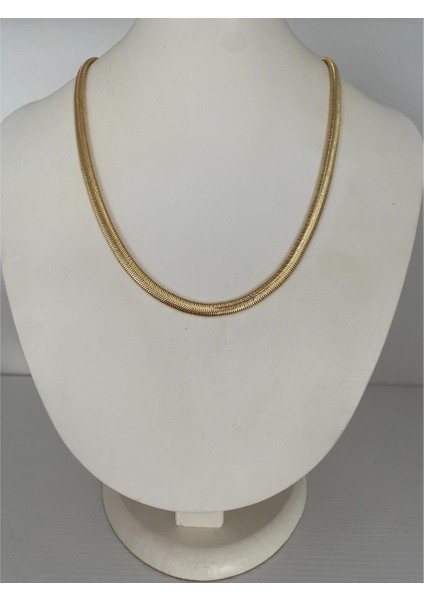 Italyan Zincirli Çelik Kolye Altın Renk fırsatları