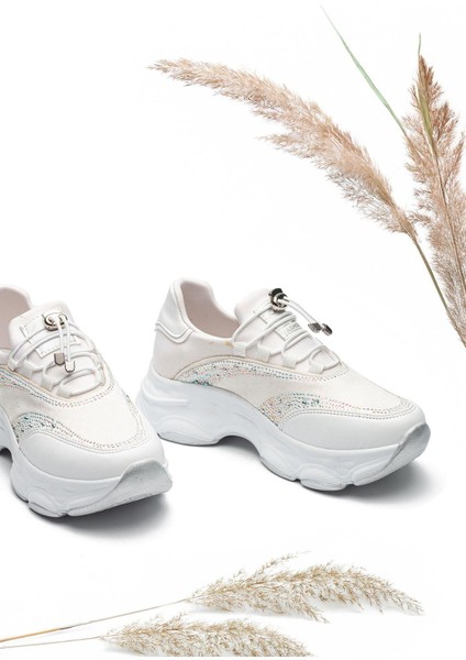 Kadın Günlük Faylon Taban Rahat Kalıp Yürüyüş ve Ortopedik Spor Ayakkabı