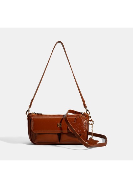 Kadın Taba Yıldız / Kalp Charm Aksesuarlı Omuz Çantası