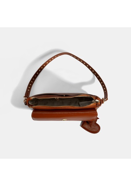 Kadın Taba Yıldız / Kalp Charm Aksesuarlı Omuz Çantası