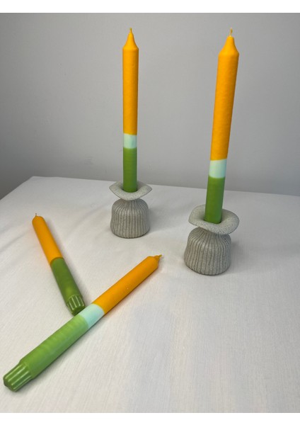 Renkli Şamdan Mum (Tek Ürün Fiyatıdır )