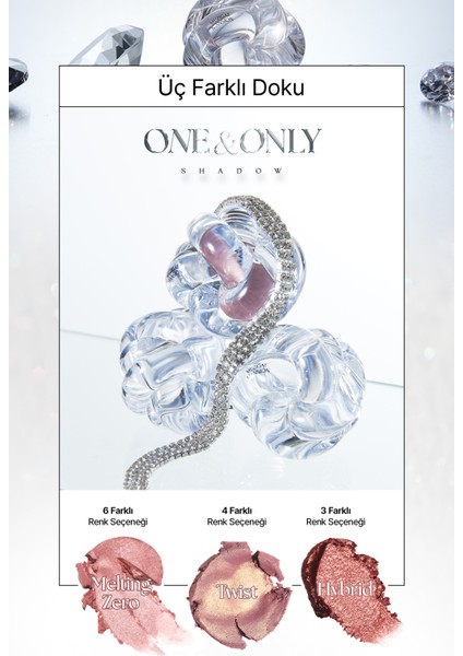 Ultra Yumuşak, Çok Amaçlı, Tekli Far Muzıgae Mansıon One&only Shadow Melting Zero (Coral Gem)